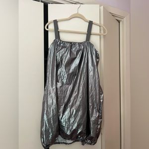 Daily Drills metallic bubble dress *NEVER WORN*
